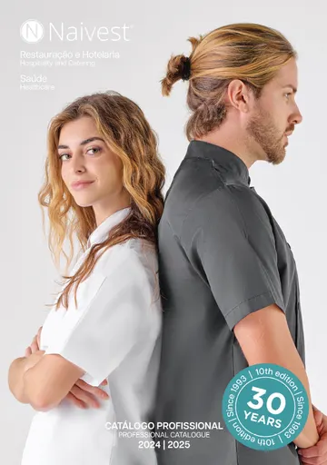Capa do catálogo Naivest fardas